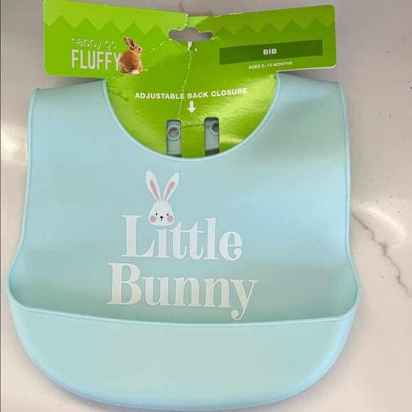 walgreens Other - Little Bunny Bib - Light Blue size 0-12 months